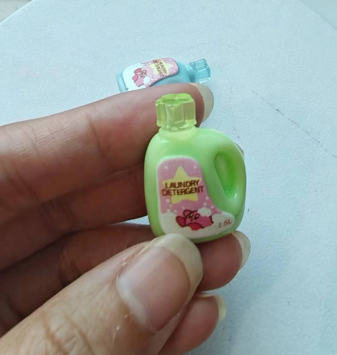 1/2 Dollhouse Miniature Wash Supplies Scene Decoration Mini Simulation Laundry Detergent Doll Accessories Toys