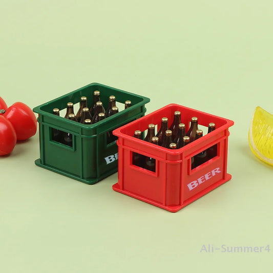 1:12 Dollhouse Mini Beer Drink Bottle Beer Box Drink Box Bar Kitchen Decor Toy