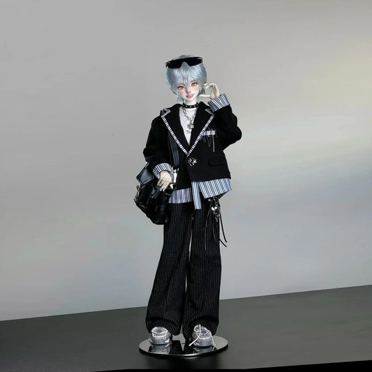 1/4 BJD Doll Male XiaoLang Open Mouth Smiling Face Head Unclothed Body Collector Art Doll Ball Jointed Doll Toy for Collector