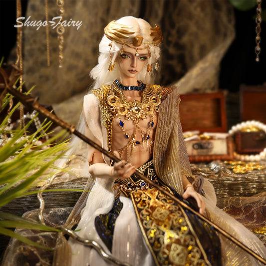 1/4 BJD Doll Valac Full Set B/C Ancient Egyptian Mythological Style Serpent Deity of The Dead Human Feet Tail Outfits ShugaFairy