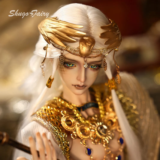 1/4 BJD Doll Valac Full Set B/C Ancient Egyptian Mythological Style Serpent Deity of The Dead Human Feet Tail Outfits ShugaFairy